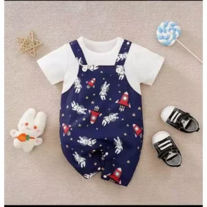 BaByMoms Baju Jumpersuit Anak Bayi Tampak Depan BBFA002 - Casual Fashion Kekinian