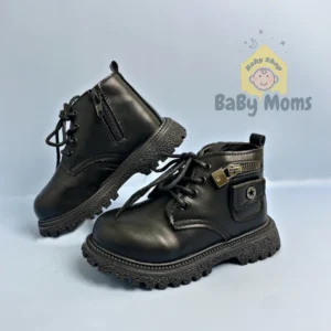 BaByMoms Sepatu Boots Anak Laki-laki Tampak Samping BBSA013 - Model Sepatu Korea Terbaru
