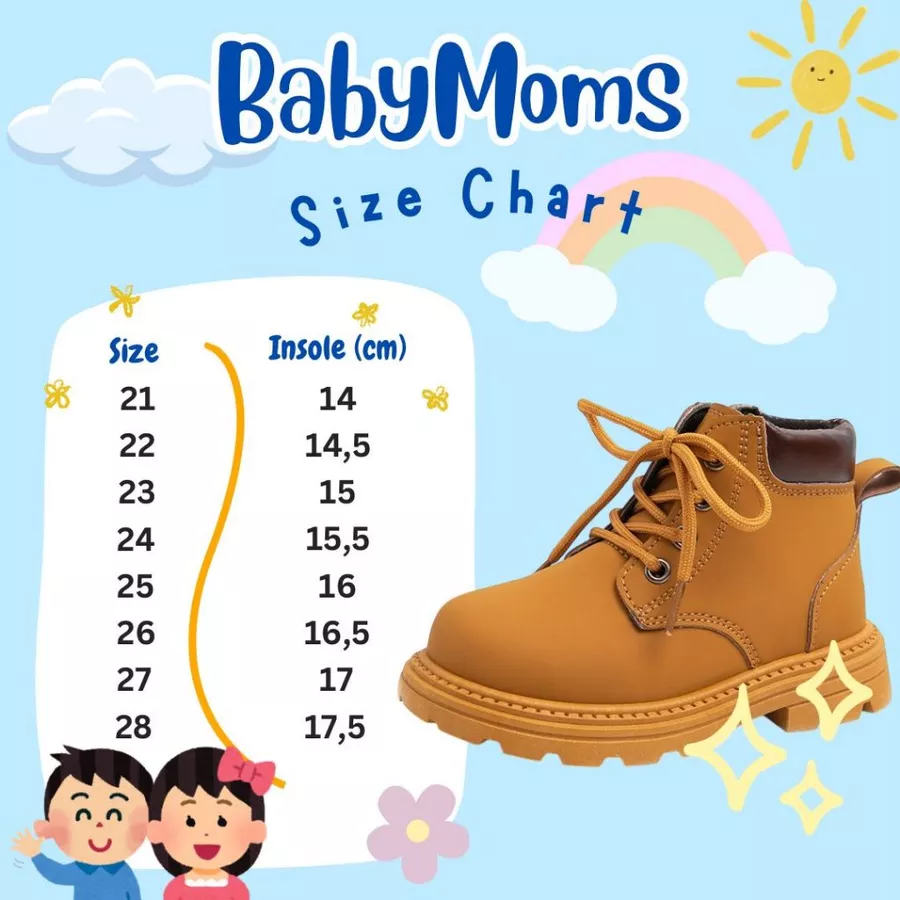size sepatu