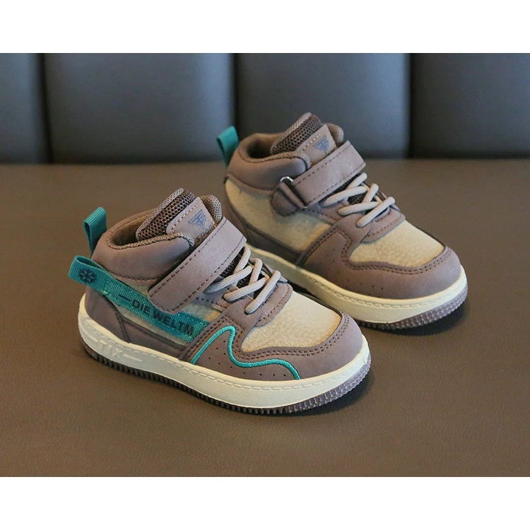 BaByMoms Sepatu Sneakers Anak Laki-laki Tampak Samping BBSA007 - Model Sepatu Korea Terbaru