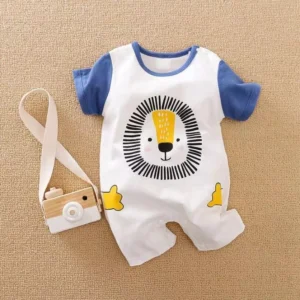 BaByMoms Baju Jumpersuit Anak Bayi Tampak Depan BBFA006 - Casual Fashion Kekinian